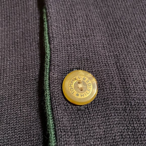 Vintage Tommy Hilfiger V-Neck Button-Down Sweater - Picture 5 of 6